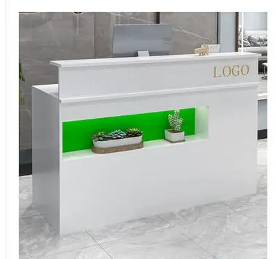 Bar counter Cashier counter simple modern shop small clothing beauty salon barbershop hair salon reception desk