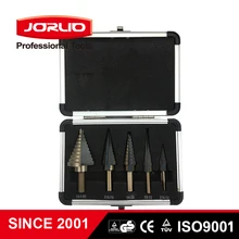 5pcs Step Drill Bits set Round Cobalt multiple hole High Speed Steel Hole Cutter Tool