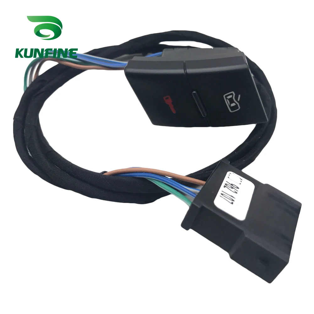 Front Right Car Door Lock Switch Cental Locking Button For Audi A6 C5 4B1 962 107 (2)