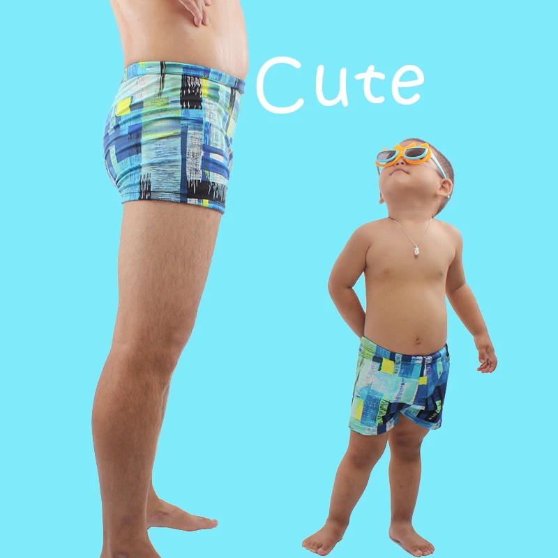 

Wholesale Summer Daddy Son Swimsuit Family Swimming Shorts Swimwear Parent Child Swim Trunk Bathing Suits 06#