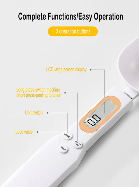 Weight Measuring Spoon LCD Digital – Sourdough and more