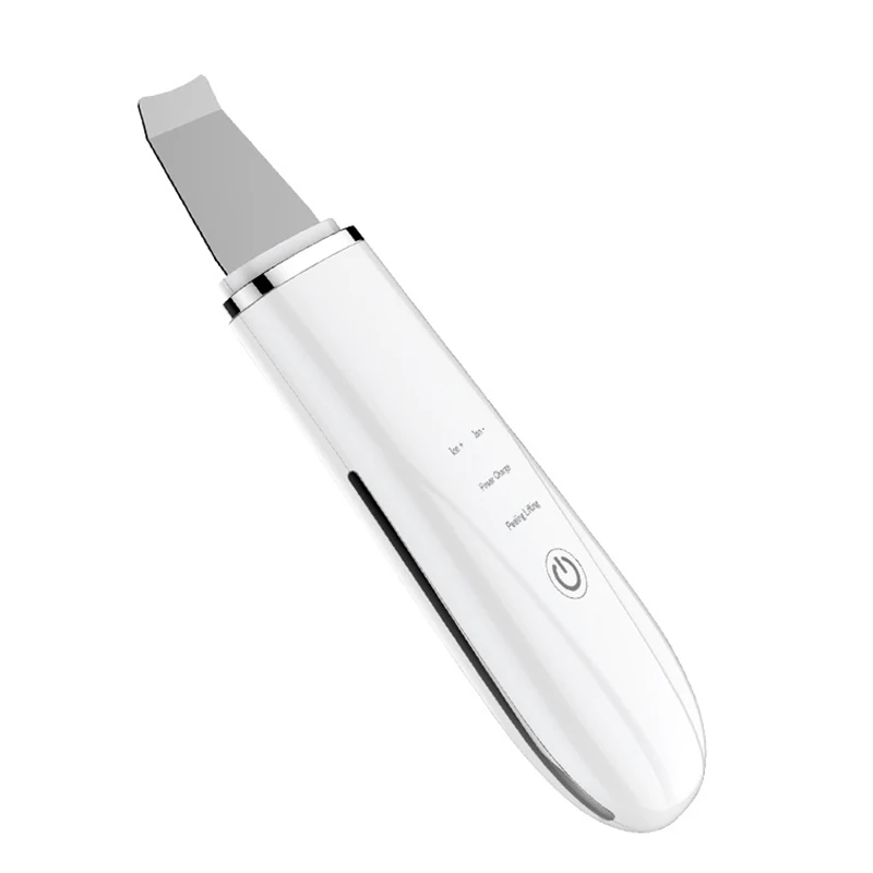 

Professional Ultrasonic Facial Skin Scrubber Ion Deep Face Cleaning Peeling Rechargeable Skin Care Device Beauty Instrument