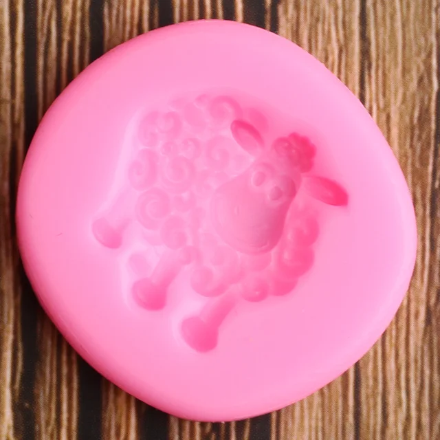 3D Juh -Szilikon Formák Állatok Fondant Penész Barkács Torta Díszítő Szerszámok Süti Sütés Cukorkás Cukorka Agyag Csokoládé Gumpaste - Image 3