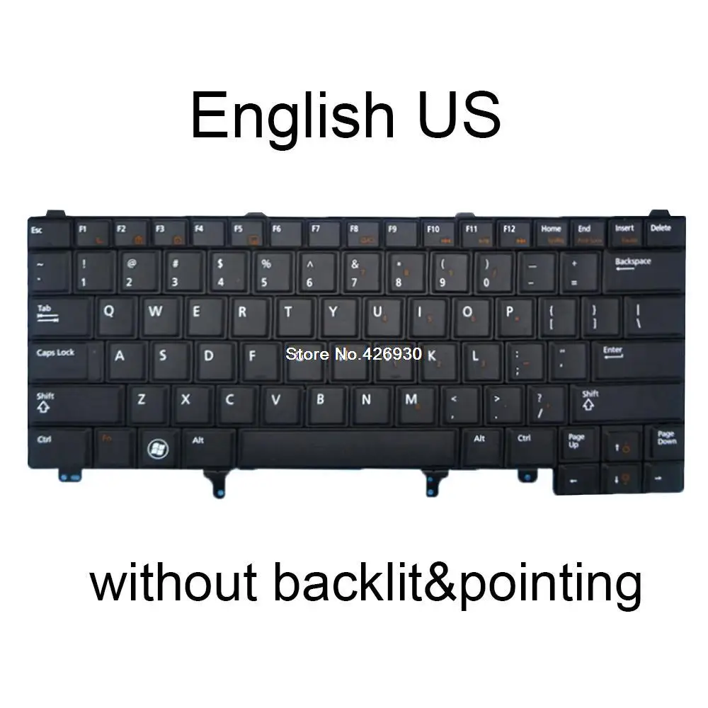 Американская клавиатура для DELL Latitude E6440 E6430S E6430 E6420 E6330 E6320 E6230 E6220 E5430 E5420M E5420 5420 0 fwvf