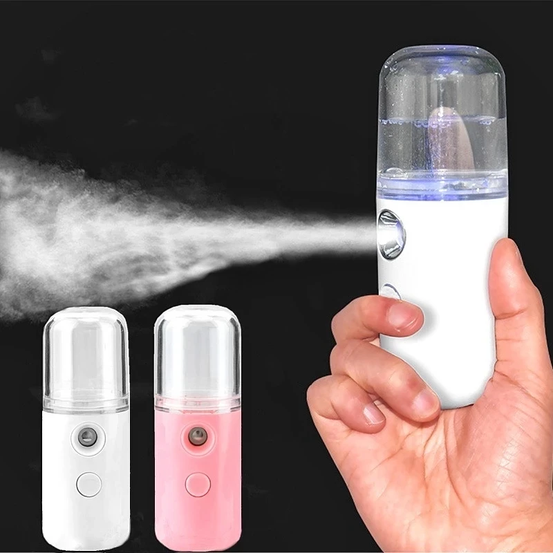 

Portable Nano Mist Sprayer Mini USB Face Spray Facial Body Steamer Home Sterilization Dynalysor Alcohol Disinfectant Sprayer