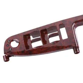 

Car Window Switch Panel Trim for Audi A4 B6 B7 RS4 2001-2008 8E1867171B Mahogany Wood Pattern