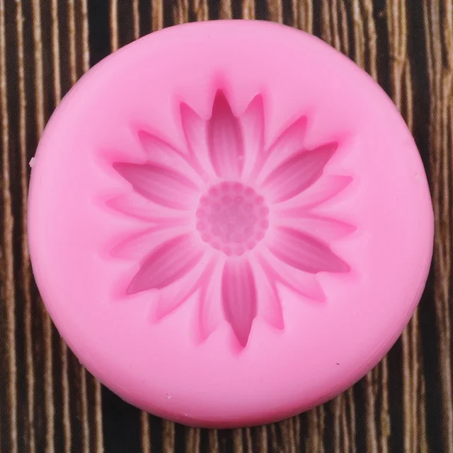 Százszorszép Virág Szilikon Formák Diy Cupcake Topper Fondant Sütemény Díszítő Szerszámok Agyag Cukorkás Csokoládé Gumpaste Penészek - Image 3
