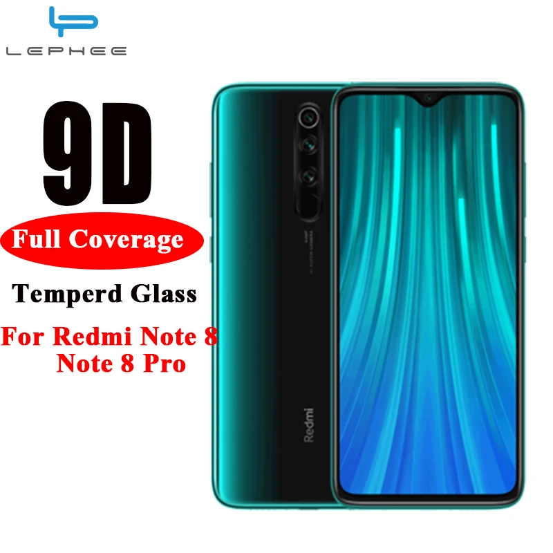 

9D Tempered Glass For Xiaomi Redmi Note 8 Pro 7 Screen Protector Protective Safety Glass For Redmi Note7 7s 7A Full Cover Film