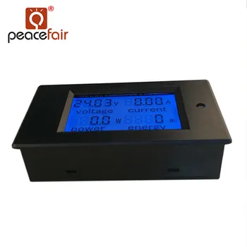 

DC Digital Panel Voltmeter Ampermeter 6.5-100V 100A 4 IN1 LCD Power Energy Current Watt Meter Without Shunt