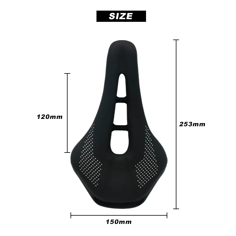 Bicycle Saddle Seat Road Steel Rails Mountain Bike Cushion For Men
