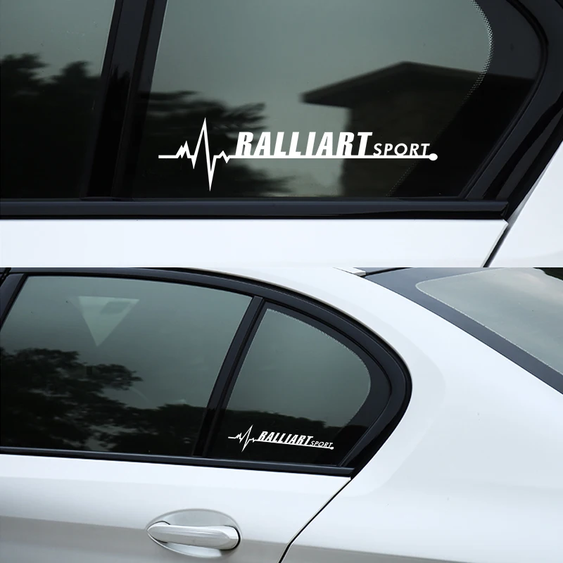3D Виниловые Ralliart наклейки с эмблемами авто боковое окно декор для Mitsubishi Lancer 9 10 Asx