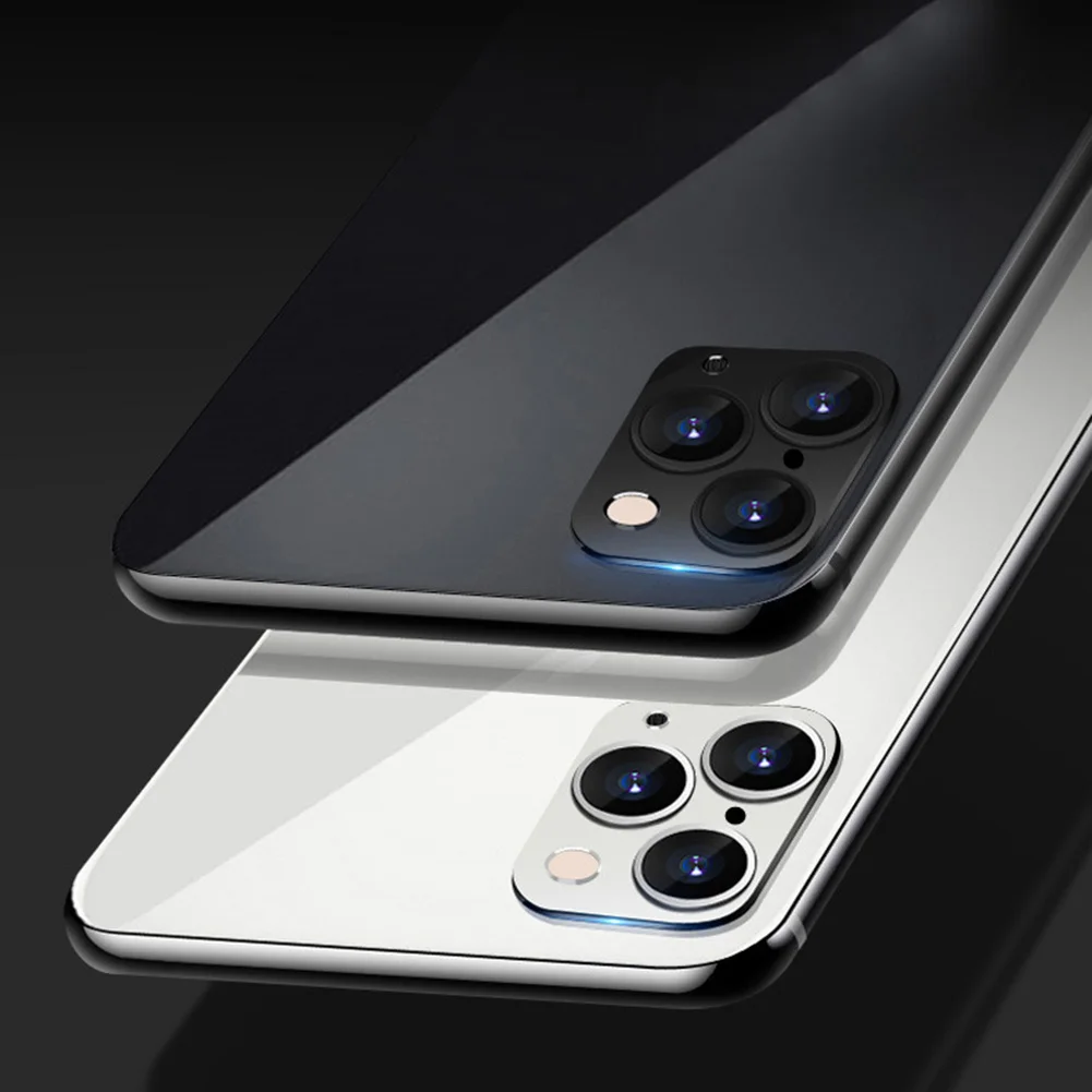 Роскошный чехол для объектива камеры для iPhone 11 Pro, Защитный металлический алюминиевый кольцевой чехол для iPhone X XS MAX, сумка для камеры
