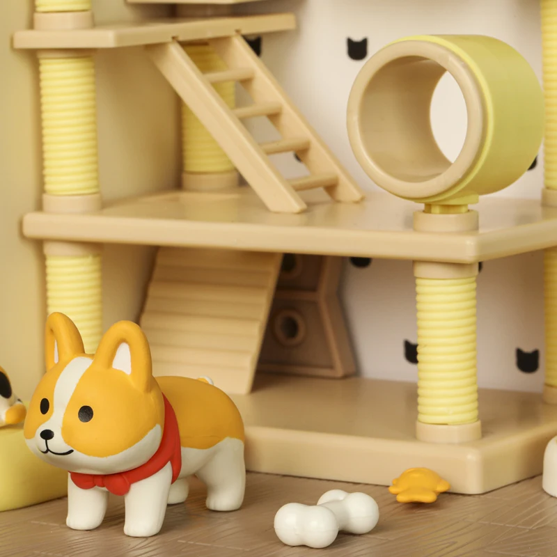 POP MART милый дом сборная игрушка DIY деревянный миниатюрный кукольный домик ручной