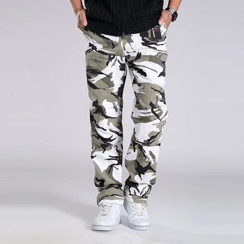 

2020 fall fashion and comfortable men's loose outdoor overalls straight-leg pants 1321