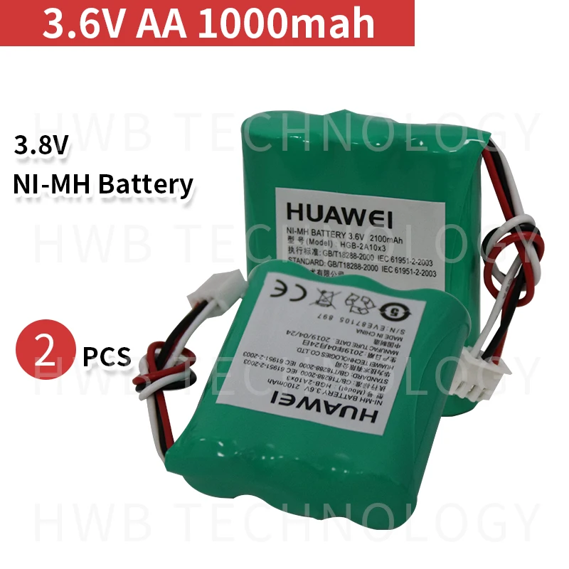 

2X 3.6V AA 1000mAh ni-mh Battery pack Rechargeable batteries China mobile cordless phone batteries Free shipping