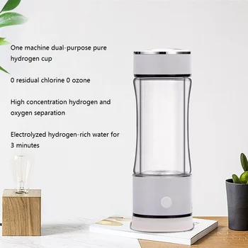 

SPE/PEM Hydrogen-rich Water Cup with Exhaust Ozone Hole Water lonizer Absorb H2 Alkaline Generator Hydrogenated Water Machine