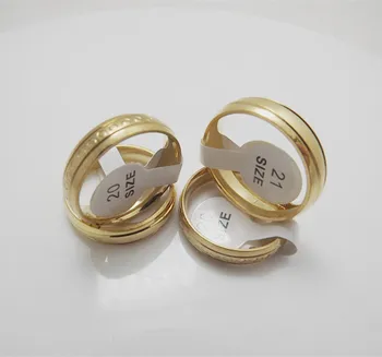 

For sale 24 pcs 6mm inner arc Cross line cutting oblique Stainless Steel Ring