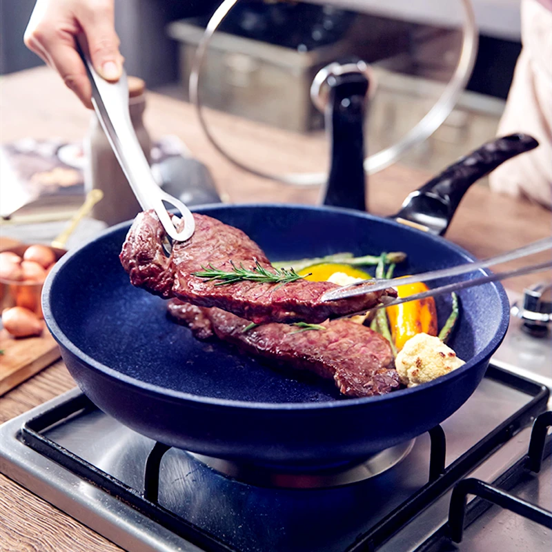 

Korean Imported Sapphire Frying Pan Pan Pancake Pan Non-stick Pan Steak Special Wheat Stones Frying Pan Household