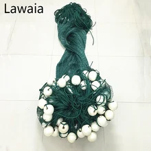 Lawaia Fishing Nets Pull,Pull-net Farms, Railing Anti-bird Netting,Fish Ponds Dragnet 10m Long 1m High Casting Nets, ponds 50g