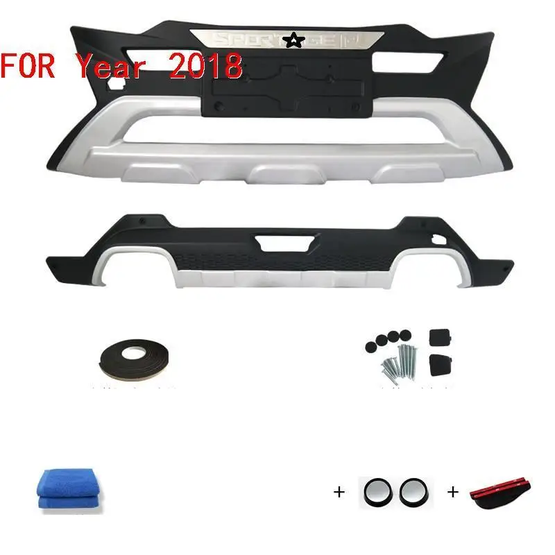 Styling Automovil Decorative Modification Tuning Rear Diffuser Front Car Lip Bumpers 11 12 13 14 15 16 18 FOR Kia Sportage
