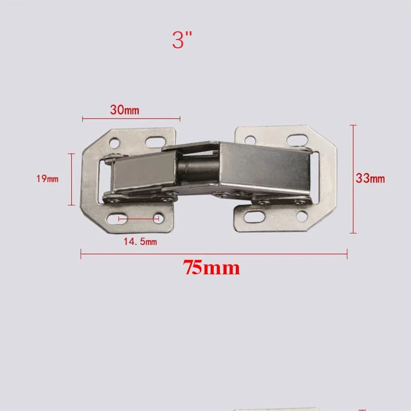 3-4 Inch 90 Degree Thicken Free Drilling Hole Cabinet Door Soft Closing Hydraulic Hinge Furniture Hardware stainless steel hinges door hinges gas spring hinges gas strut hinges plastic hinges nylon hinges