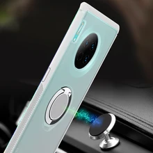 Чувствительный к ультрафиолетовому излучению цветной чехол для huawei mate 30 Pro Защита от солнца изменение цвета с кольцевым кронштейном силиконовый мягкий чехол