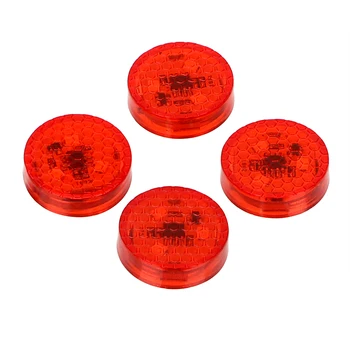 

LEEPEE 2pcs/Set Red Car Door Lights LED Warning Lamp Anti Collision Magnetic Control Auto Strobe Traffic Light