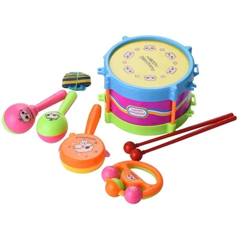 

Toddler Kids Drum Musical Instruments Band Kit Children Toy Mini Preschool Educational Music Toy