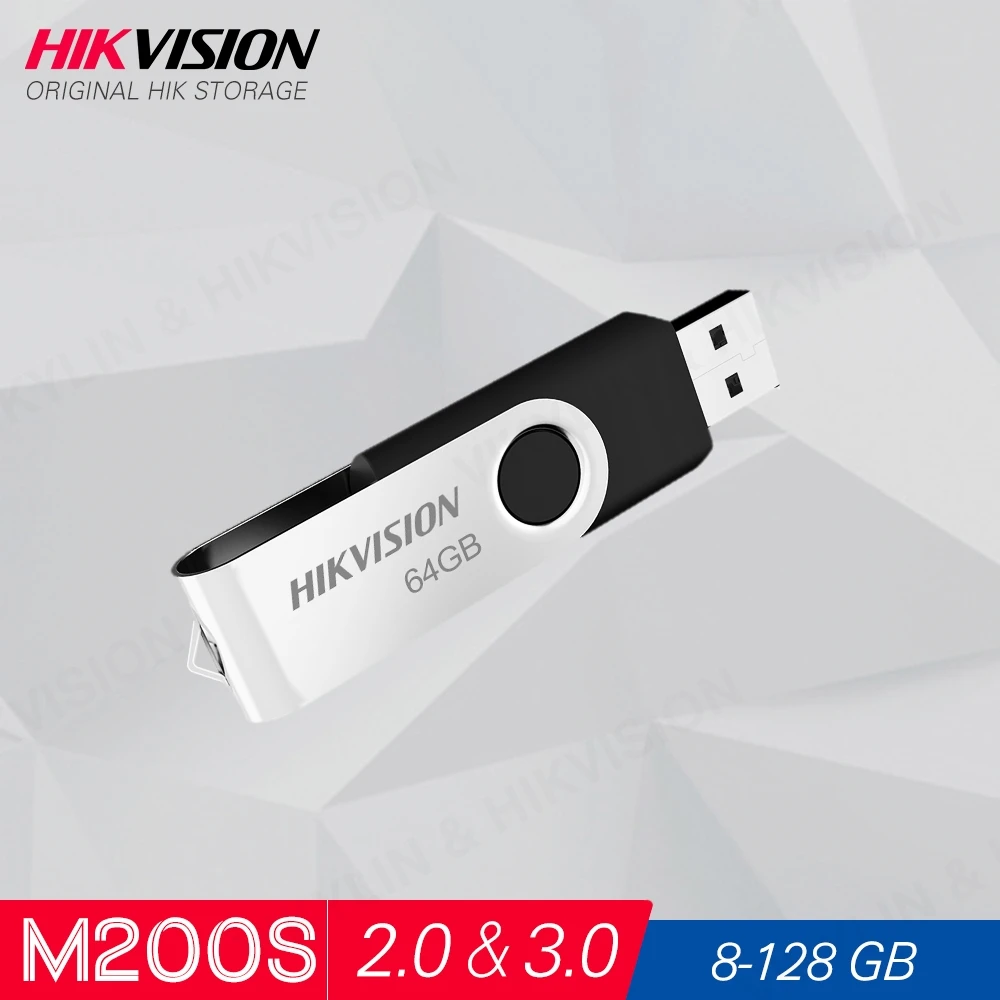  Hikvision оригинальный USB флеш накопитель 64 Гб мини накопитель USB2.0