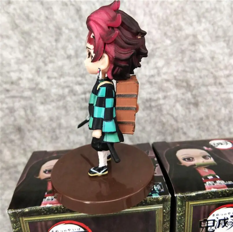 2 шт./компл. аниме демон убийца Kimetsu без Yaiba рисунок камадо Tanjirou камадо Nezuko фигурка игрушки 7 см подарки