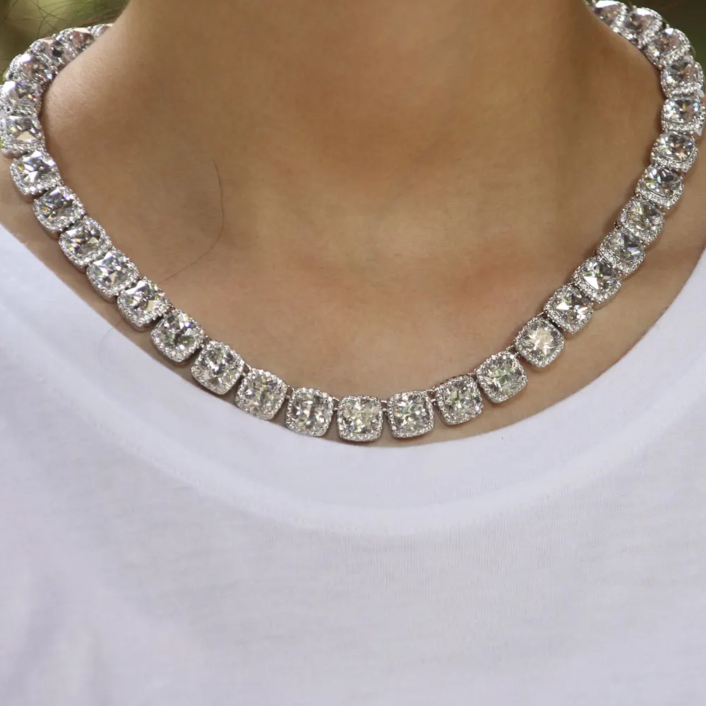 Glacier Clustered Tennis Chain|Chain 