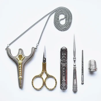 

Retro Vintage Scissors Embroidery Thread Thread Fabric Cutter Sewing Scissors Cross Stitch Tailor Scissors Sewing Craft Tools