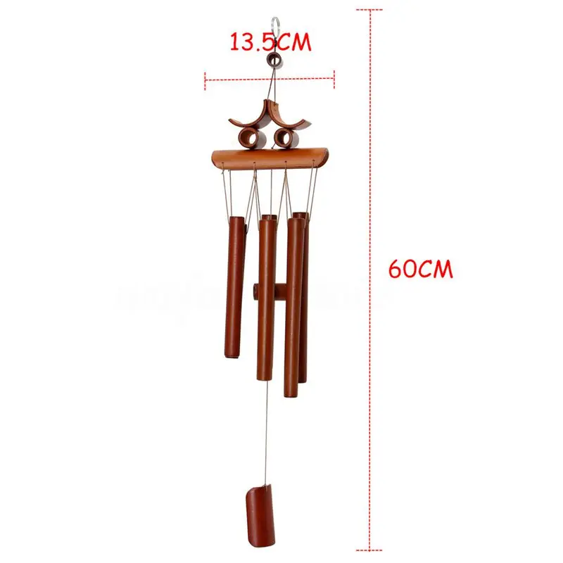 Горячая XD-Bamboo Wind Chime Windchime украшение для двора украшение для дома