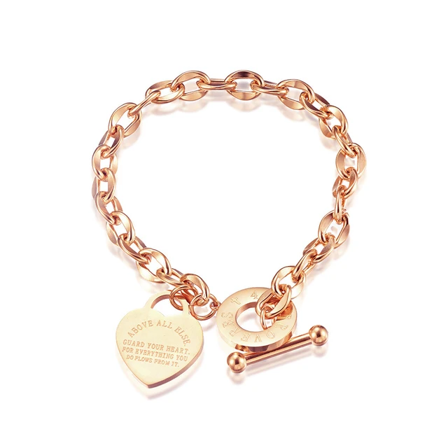 FINAL SALE - Pandora Moments Heart & Butterfly Bangle | Rose gold plated |  Pandora US