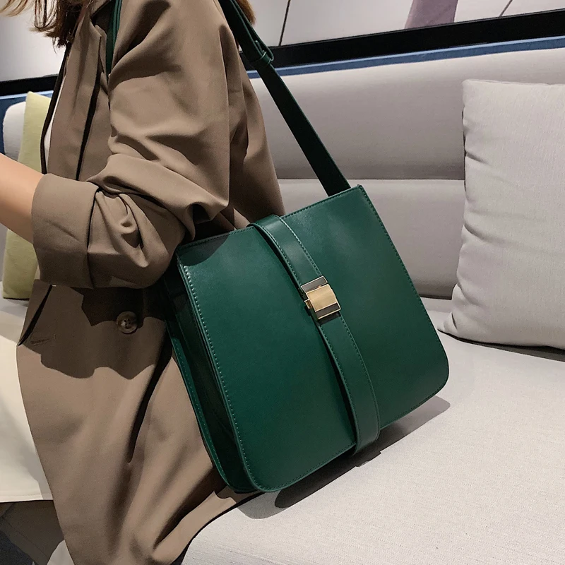 

2019 Fashion Luxury Handbags and Purse for Women Chic Designer Chain Small Square Packet Simple Style Shoulder Messenger Bag