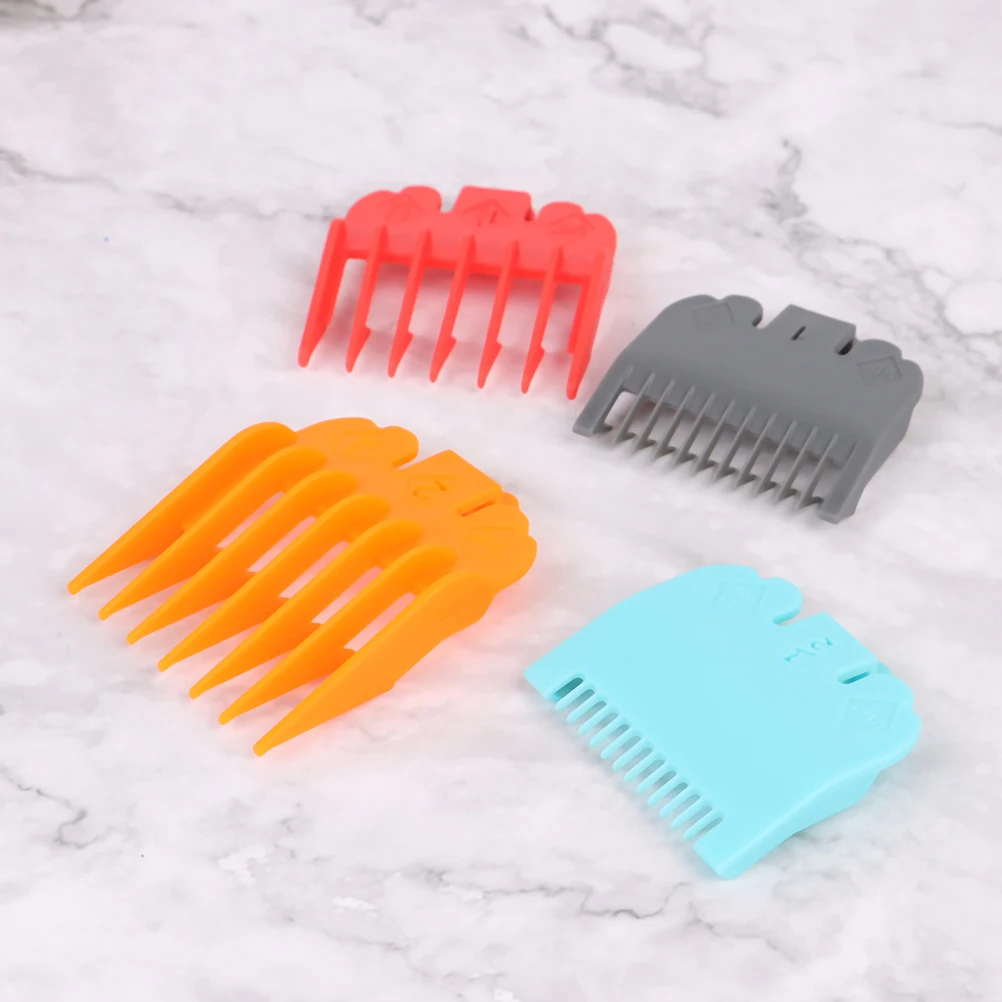 10pcs Hair Limit Comb Set Hair Clipper Guide Combs 1.5/3/4.5/6/10/13/16/19/22/25mm Cutting Guides for Whal Clippers Barber