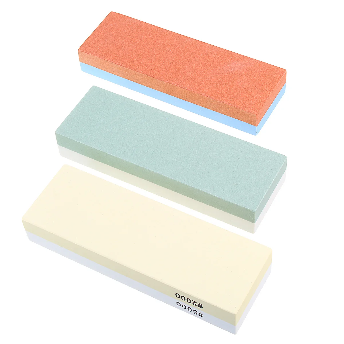 Kitchen Knife Sharpener Stone Double Sided Sharpening Grinding Stone Waterstone Dual Whetstone 240/800 600/1500 2000/5000 Grit
