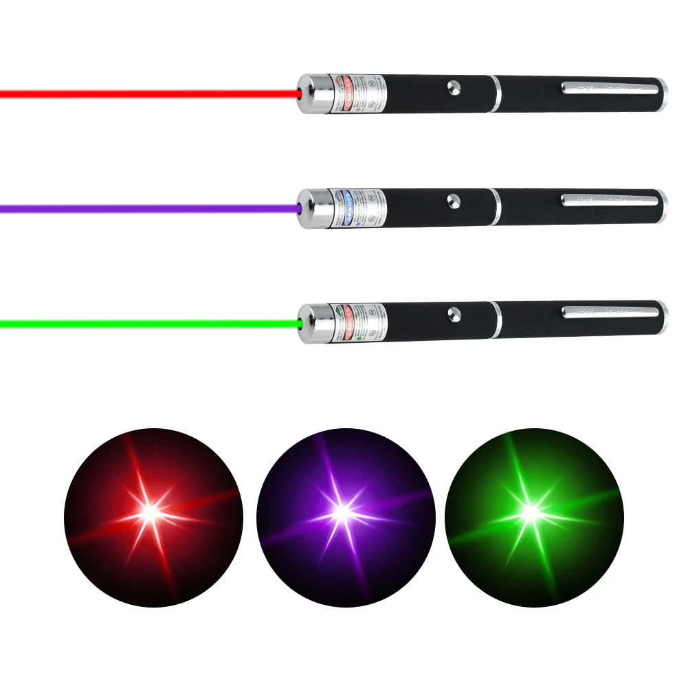 650nm <5mw Red+532nm <5mw Green Laser Pointer-Dual-Color 