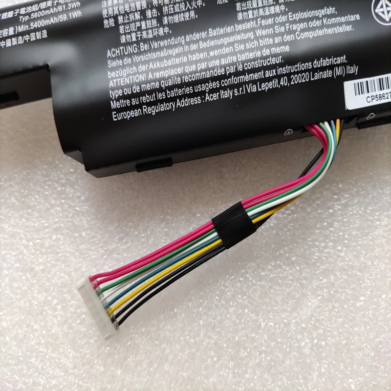 Bateria para Acer Aspire As16b5j As16b8j Nx. Geqam 001 E15 e5 575g 53vg 75md 5341 33bm F15 573g 550n 50bm 52qj 50w9 749w 78dn - Imagem 3