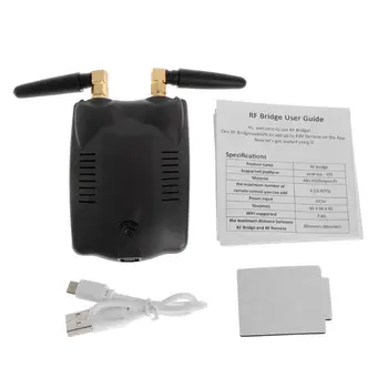 

RF Bridge User Guide WiFi-433HZ Wireless Smart Home Hub Curtain Blinds Garage Door Remote Controller