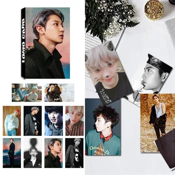 

30Pcs/Set KPOP EXO Album Self Made Paper Lomo Card Photo Card Poster Fans Gift Collection Stationery Set