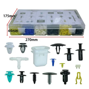 

Fenders Car fastener clip Push Pin Rivet Retainer HE43 Universal Replacement 730pcs Set