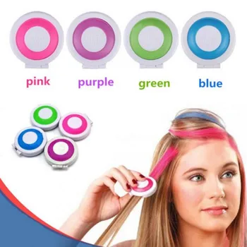 

DIY Temporary Wash-Out Dye Hair color coloring style styling Chalk Powdery decorate dressing care Cake accessories tool