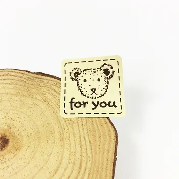 

800 Pcs/lot Little Bear With Dashed Frame For You Sealing Sticker DIY Gift Baking Decoration Multifunction Label Scrapbooking