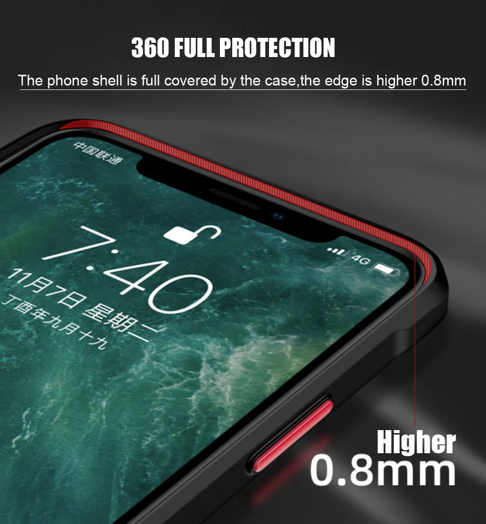 Противоударный Прозрачный чехол для iPhone 11 Pro Max 11Pro, полная защита для телефона, прозрачная Противоударная задняя крышка, чехол для iPhone11 Pro Max, чехол s
