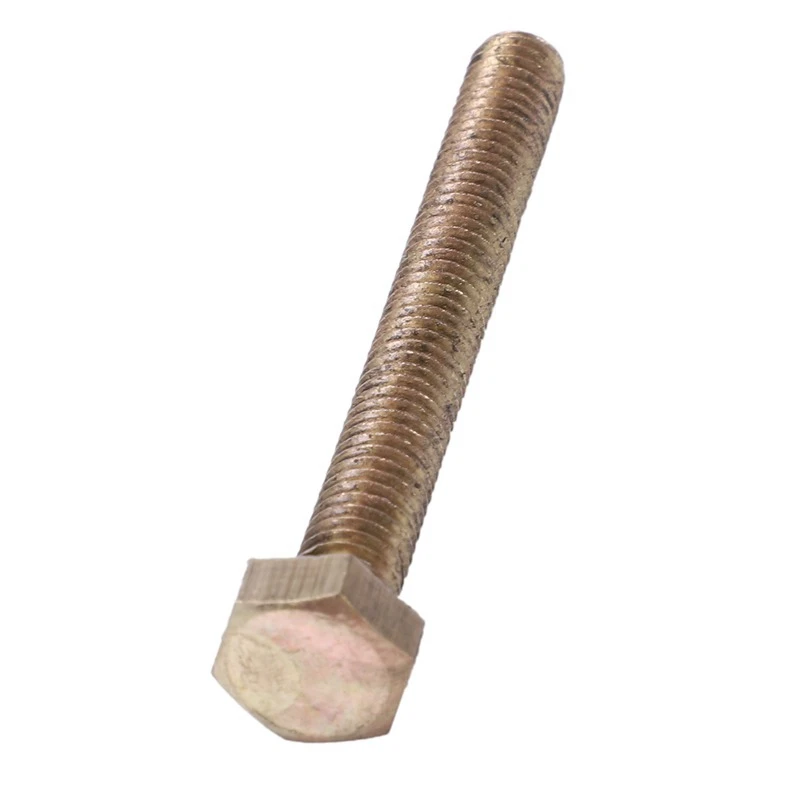 brass male thread hex screw bolt nut washer set, 6mmx50mm, 5