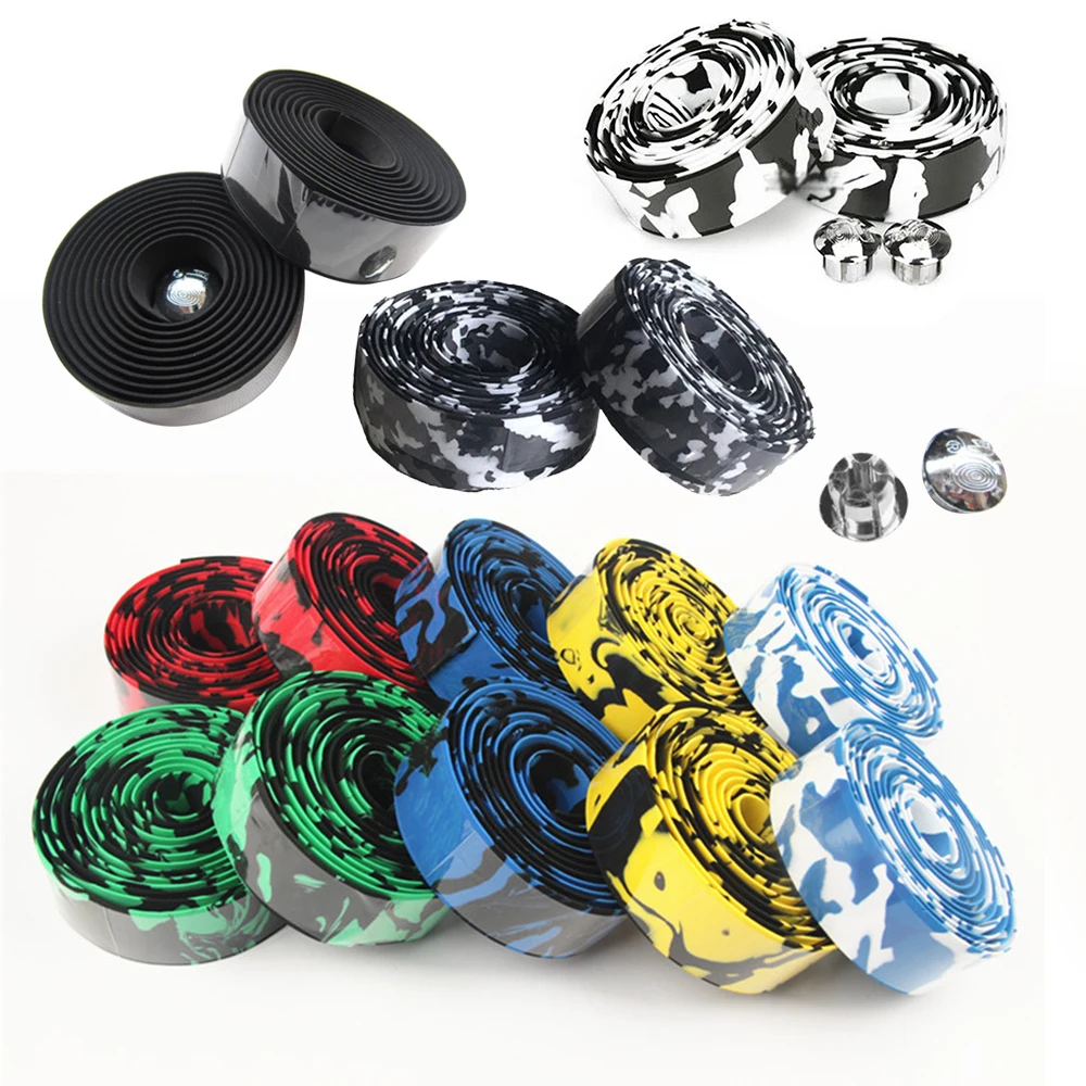 8 Colors Mountain Road Bike Bicycle Handlebar tape Camouflage Cycling Handle Belt Cork -Vibration Wrap Body Decoration | Спорт и