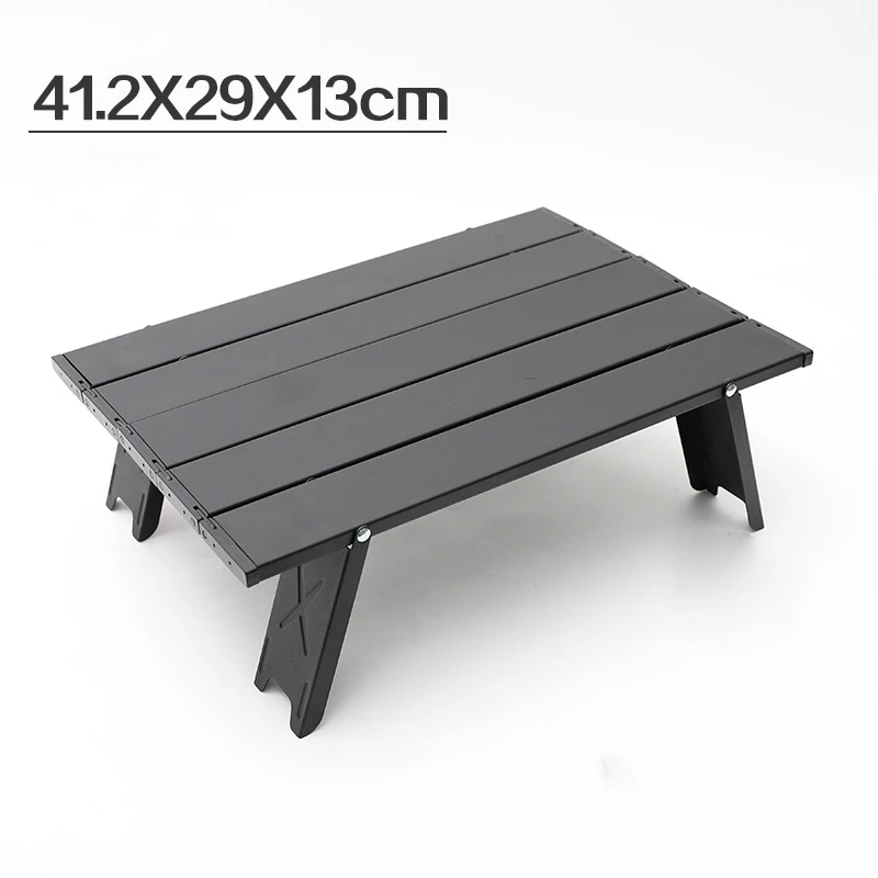 Outdoor Camping Portable Foldable Mini Table For Tours Beach Picnic Barbecue Tableware Folding Computer Desk Ultralight 