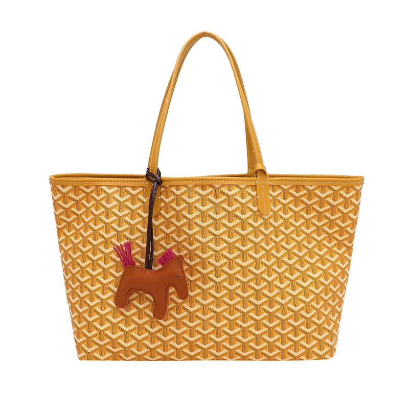 

Dog tooth bag, shopping bag, vegetable basket, handbag, mother bag, hand bag.Crossbody-Bags Messenger color Tote Women
