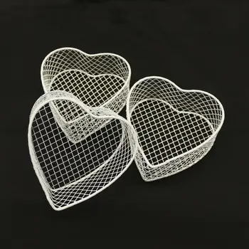 

Mini Metal Wire Storage Baskets Desks & Shelves Organizer Trinkets Container, Great for Store Spices, Gifts or Giving. Set of 3